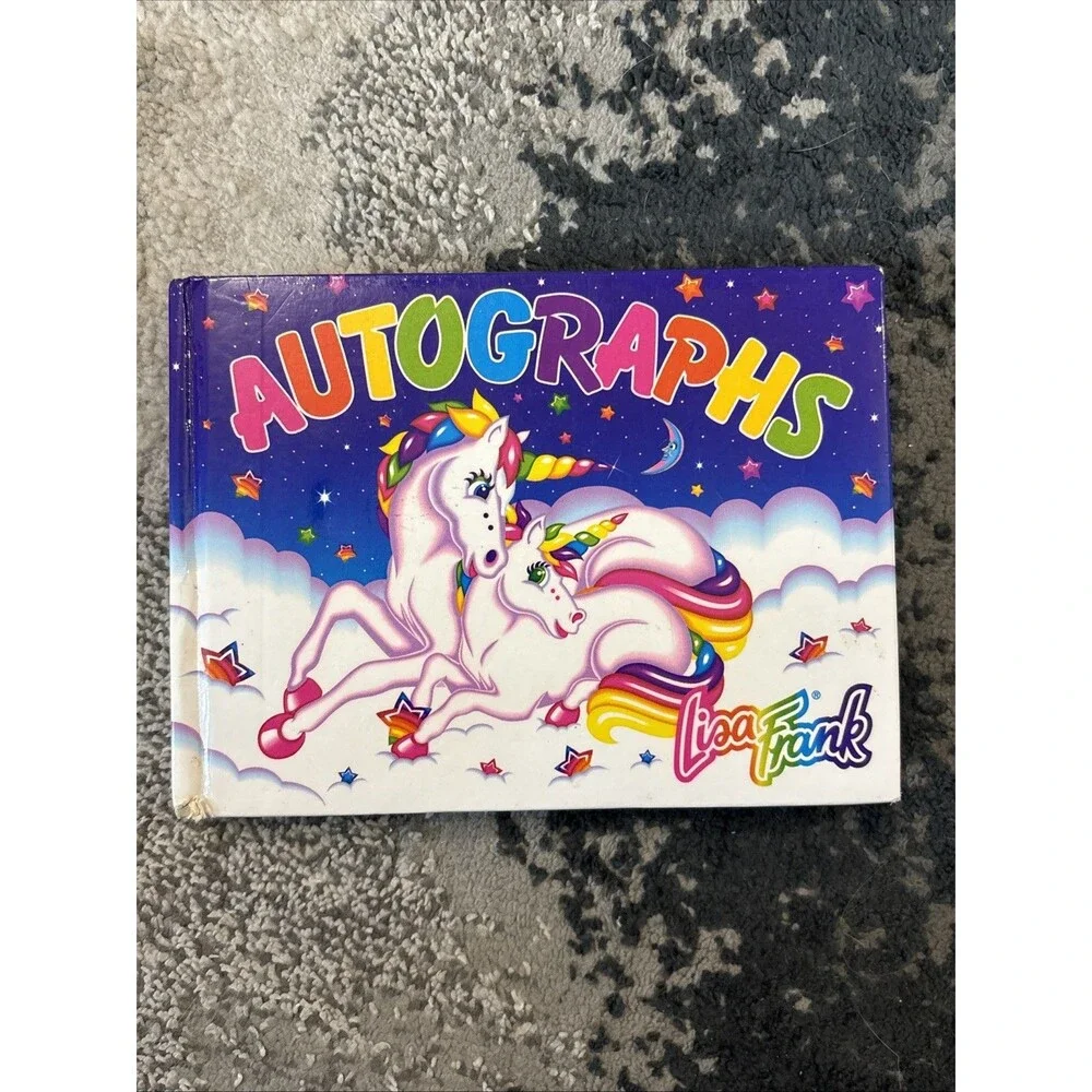 Lisa Frank Markie Autographs Book VERY RARE